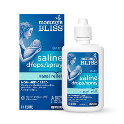 قطرات/بخاخ الأنف الملحي من Mommy’s Bliss