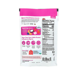 مقرمشات جوز الهند العضوية بالتوت المشكّل