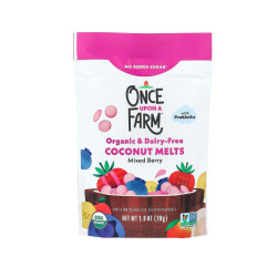 مقرمشات جوز الهند العضوية بالتوت المشكّل